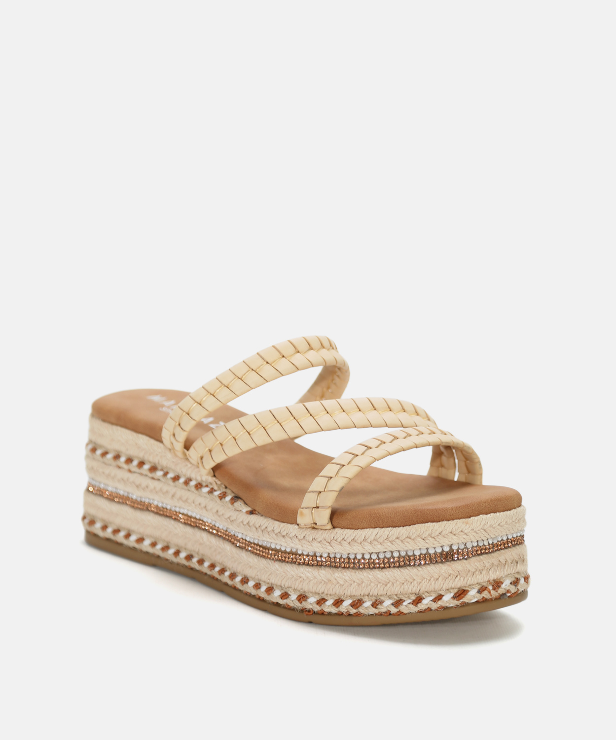 Sandalia esparto tiras trenzadas image number null